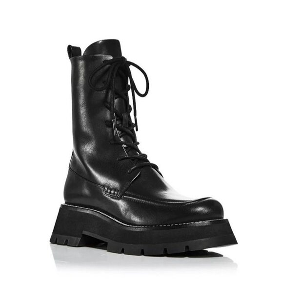 3.1 Phillip Lim Women's Kate Platform Combat Boots Size 37.5 (MSRP $650) - Picture 1 of 12